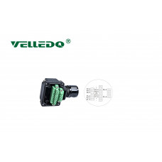 Соединитель для распределительной коробки VELLEDQ DZP-F21S15-10.0TL/BK