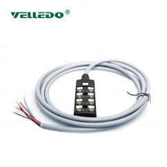 Распределительная коробка VELLEDQ M8-A3-8K3N-10.0PUR/GY
